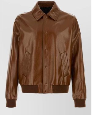 Fendi Shirt Collar Jacket - Brown