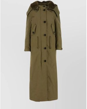 Prada Nylon Parka - Green