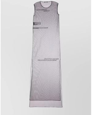 Ann Demeulemeester Sleeveless Maxi Dress - Grey