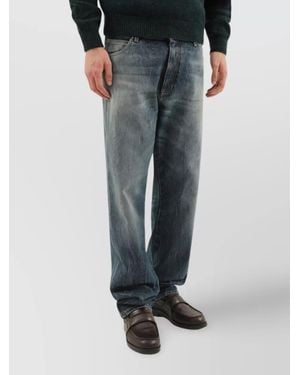 1989 STUDIO Denim Straight-Leg Trousers - Grey