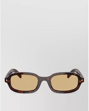 Prada Acetate Sunglasses - Metallic