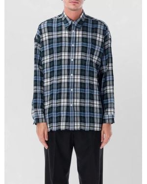 sunflower Check Long-Sleeve Shirt - Blue