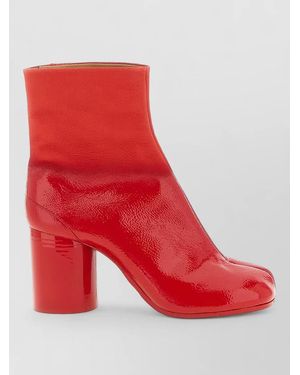 Maison Margiela 'Tabi' Ankle Boots - Red