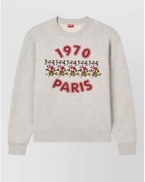 KENZO Cotton Sweatshirt - Grey
