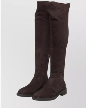 Gianvito Rossi Lexington Over-The-Knee Suede Boots - Brown