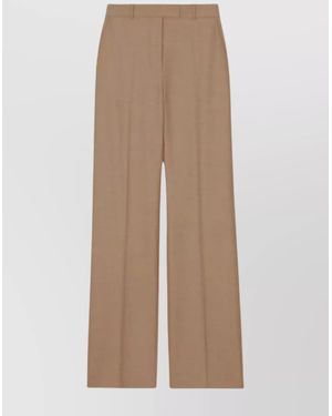 Frankie Shop Lenora Wide Leg Pants - Natural