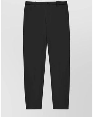 Incotex Tailored Trousers With Pockets And Loops - Black