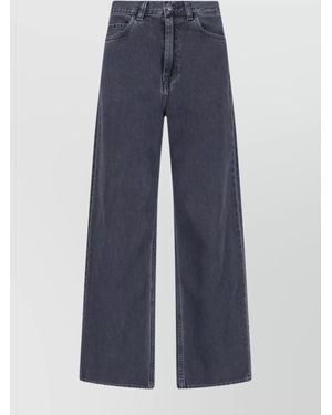 Carhartt Wide-Leg Pants With Pockets And Loops - Blue
