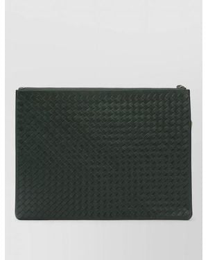 Dragon Diffusion Leather Clutch Bag - Green