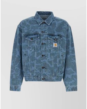 Carhartt Denim Printed Jacket - Blue