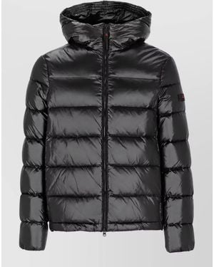 Peuterey Quilted Hooded Puffer Jacket - Black