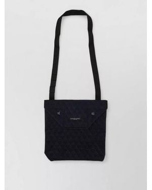 Engineered Garments Shoulder Bag Quilted Design Adjustable Strap - White