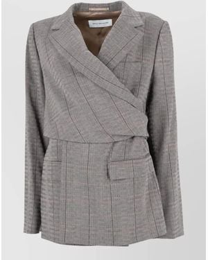 Dries Van Noten Tailored Suit Jacket - Grey