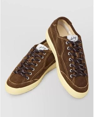 Autry Leather Low-Top Sneakers - Brown