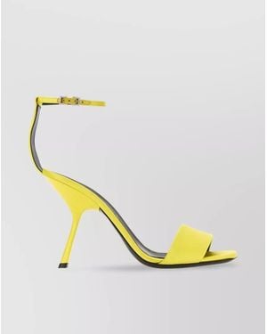 Sergio Rossi Silk Sandals - Yellow