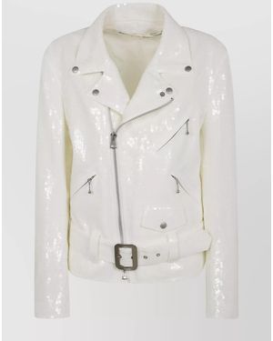 Junya Watanabe Biker Jacket - White