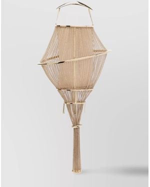 Benedetta Bruzziches Crystal-Embellished Shoulder Bag - Natural