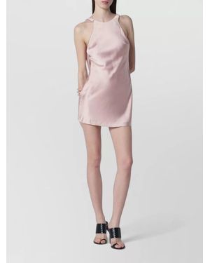 ANDAMANE Open Back Mini Dress - Pink