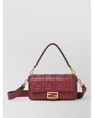 Fendi Baguette Shoulder Bag - Red