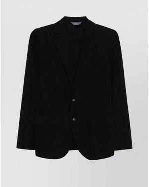 Circolo 1901 Cotton Single-Breasted Blazer - Black