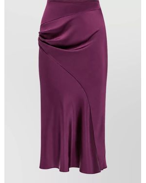 Nina Ricci Silk Midi Dress - Purple
