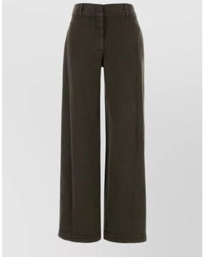 PT Torino Lyocell Blend Nicole Palazzo Pants - Green