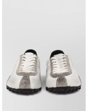 Maison Margiela Sprinters Low Top Lace Up Trainers - White