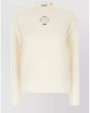 Moncler Genius Ribbed Wool Cashmere Jumper - Natural