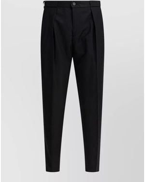 Briglia 1949 Cashmere Tailored Trousers - Black