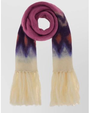 Isabel Marant Mohair Wool Scarf - Blue