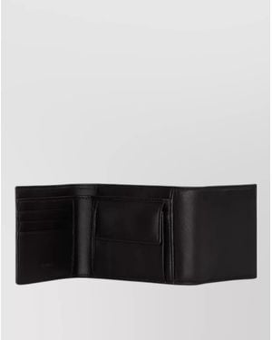 Balmain Trifold Wallet Bi Fold Card Holder - Black