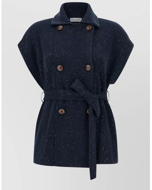 Brunello Cucinelli 'Diamante' Vest - Blue