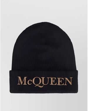 McQueen Cashmere Beanie - Blue