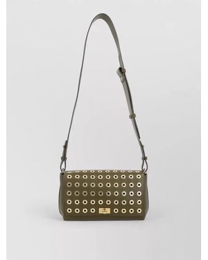 Anya Hindmarch Leather Cross-Body Bag - White