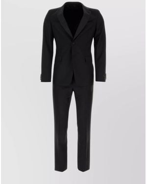 Prada Wool Mohair Tuxedo - Black