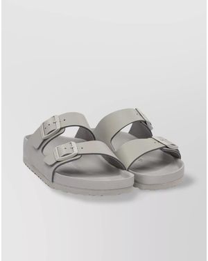 Birkenstock Leather Arizona Sandals - Grey