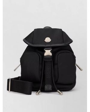 Moncler Mini Trick Compact Backpack Shoulder Bag - Black