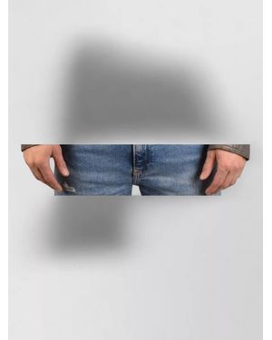Belstaff Jacket Chest Pocket Zip Quilted Shoulders - Grey