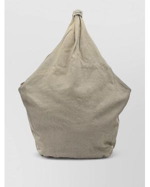 Our Legacy Drip Large Shoulder Bag Knotted Handle - Grey