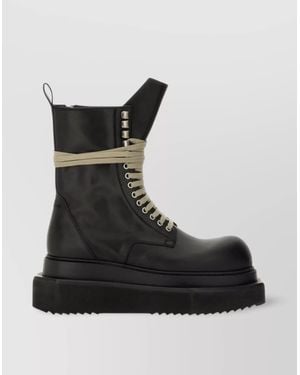 Rick Owens Army Cyclops Turbo High-Top Platform Boots - Black