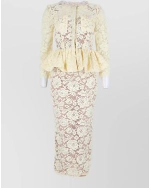 Self-Portrait Tailored Evening Blazer - White