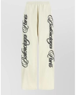 Balenciaga Reversible Wide-Leg Trousers - Natural