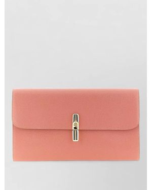 Furla Iris Clutch Bag Tone Hardware - Pink