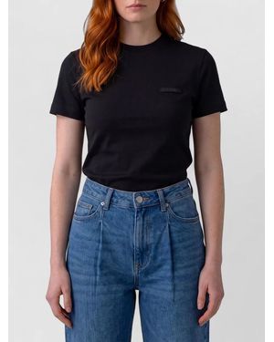 Jacquemus Grosgrain Cotton Slim Crew Neck T Shirt - Blue