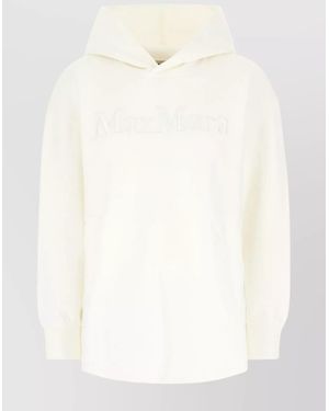 アウターその他 MAX MARA GARY HOODIE Cotton hoodie, white | 