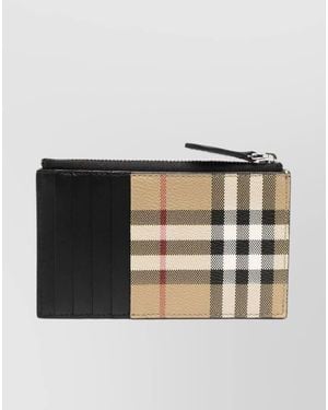 Burberry Printed Canvas Wallet - Black