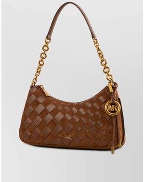 Michael Kors Leather Shoulder Bag - Brown