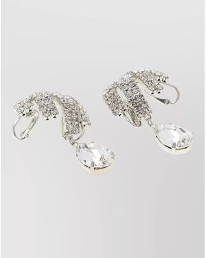 Magda Butrym Embellished Metal Earrings - Metallic