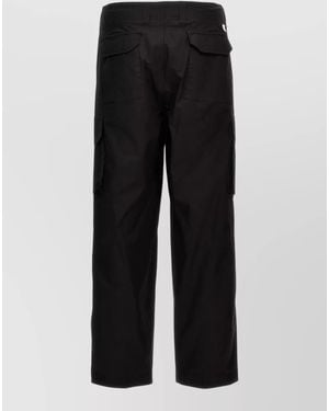 Department 5 Cotton Cargo Trousers - Black