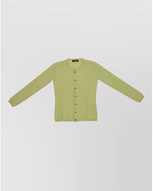 LA ROSE Cashmere Cardigan - Green